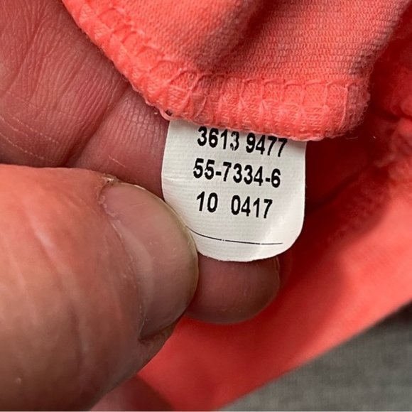 No Boundaries Heathered Orange Tank Top Size Medium 7-9 Juniors - Picture 4 of 7